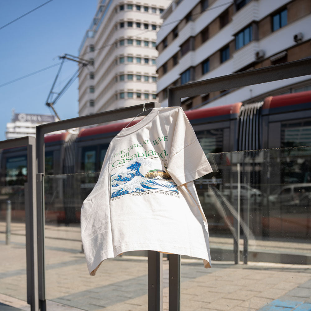 T-shirt The Great Wave off Casablanca - Design Beldi