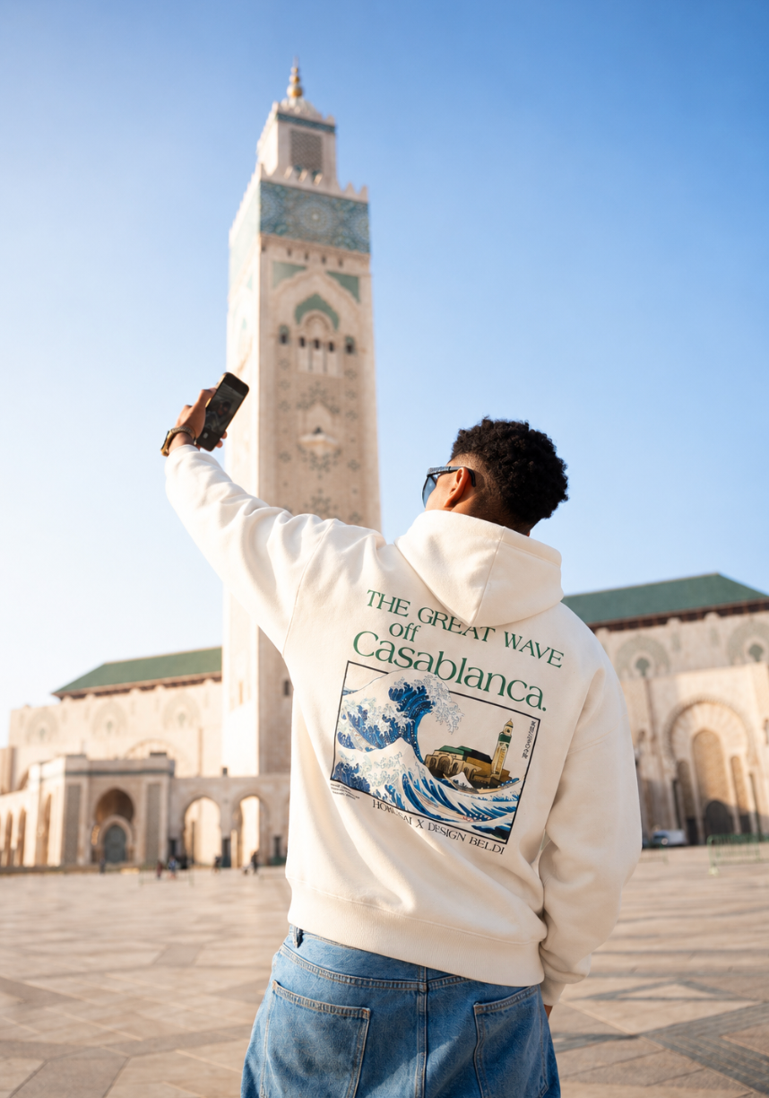 COLL6 | DROP2 - The Great Wave Off Casablanca - Sweat-shirt